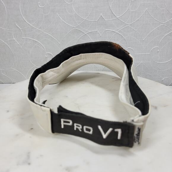 VTG Ping & Titleist Pro V1 Golf Visors Red Logo Black White Script Embroidery - Picture 9 of 16